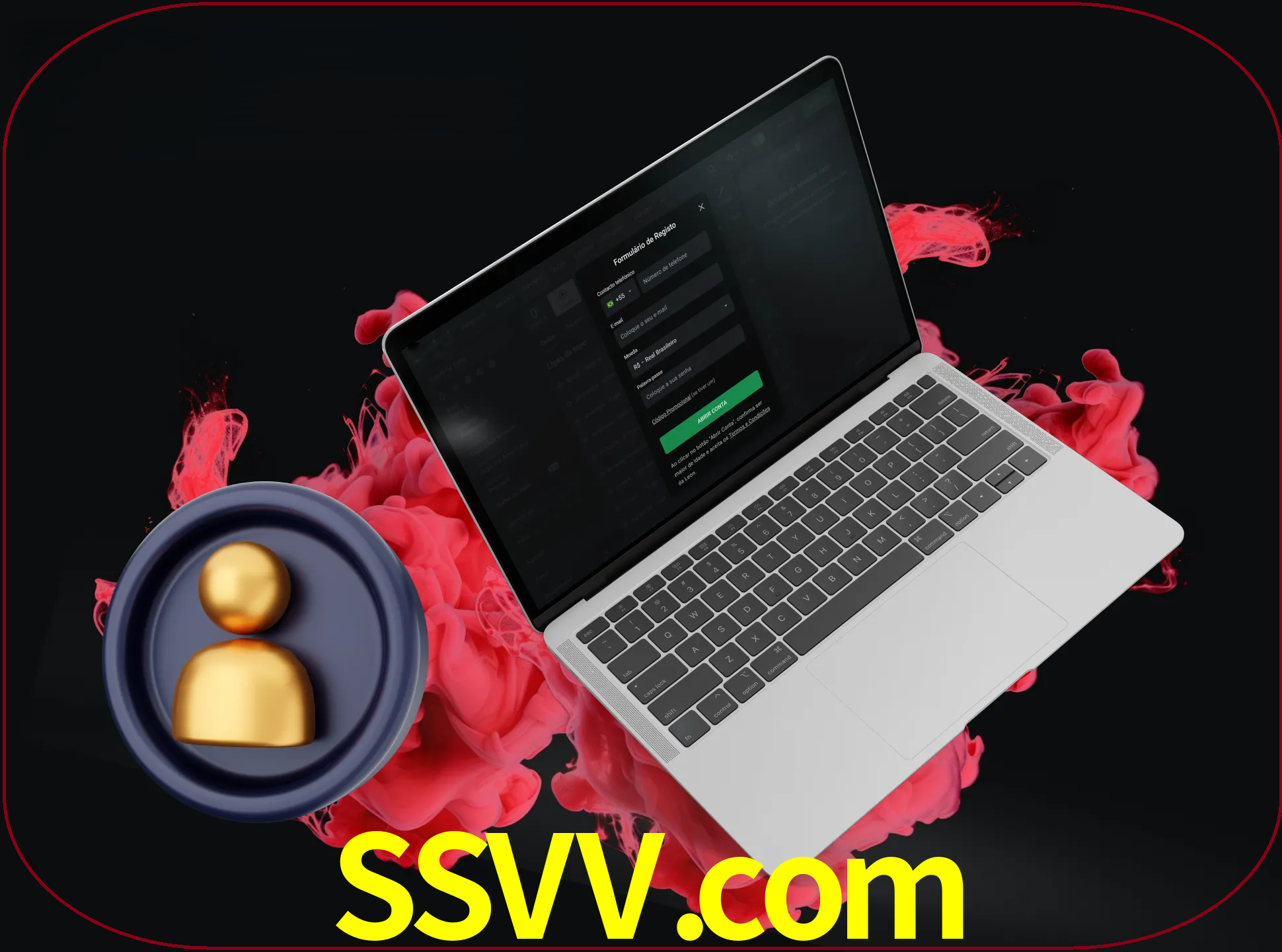No cabeçalho do site ssvv, clique no botão que o levará a um formulário especial onde terá de introduzir as suas informações actuais.