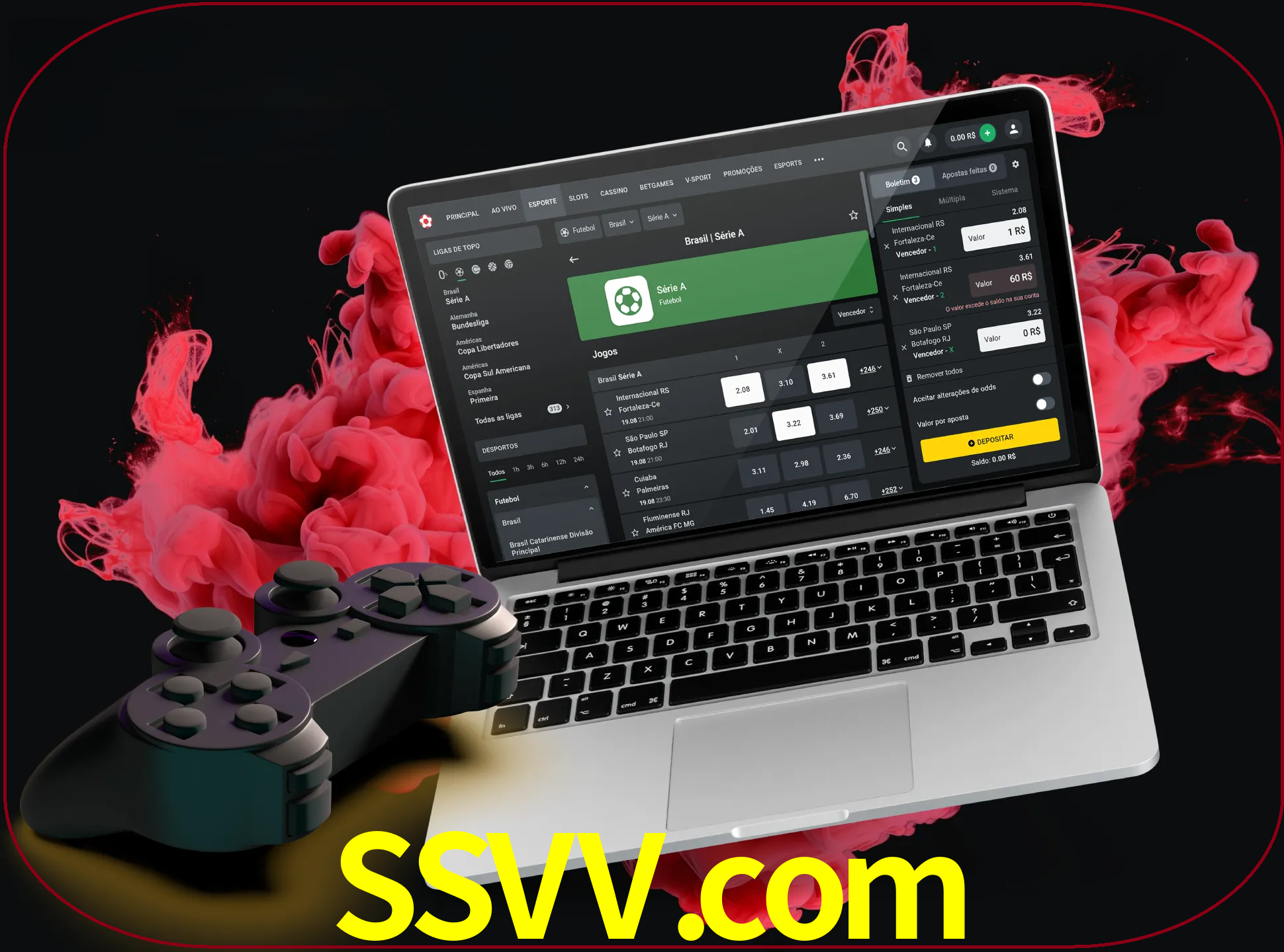 Visite a secção especial de jogos de vídeo em ssvv para descobrir em que jogos pode apostar e ganhar muito dinheiro.