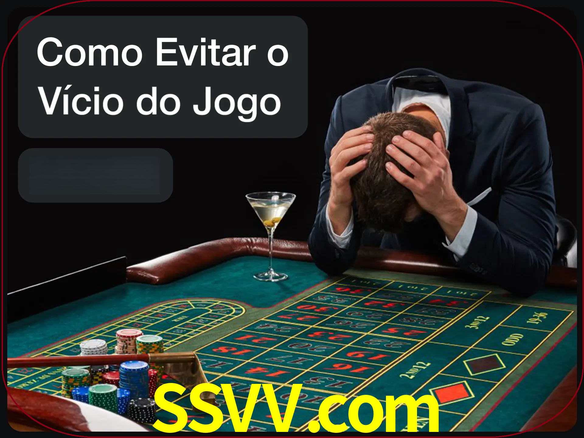 Você é responsável por cada uma de suas apostas.